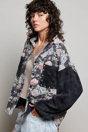 Wayward Mixed Print Shacket