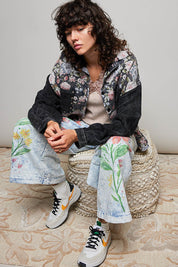 Wayward Mixed Print Shacket