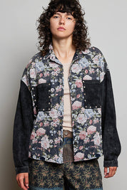Wayward Mixed Print Shacket