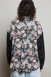 Wayward Mixed Print Shacket