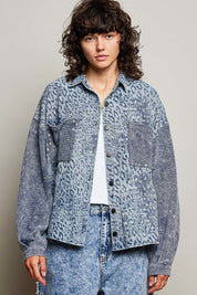 Wayward Mixed Print Shacket