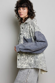 Wayward Mixed Print Shacket