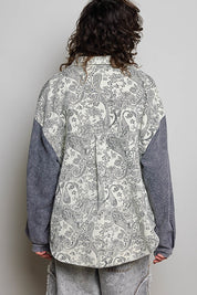 Wayward Mixed Print Shacket