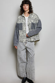 Wayward Mixed Print Shacket