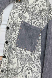 Wayward Mixed Print Shacket