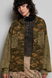 Wayward Mixed Print Shacket