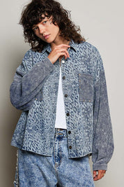 Wayward Mixed Print Shacket
