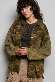 Wayward Mixed Print Shacket