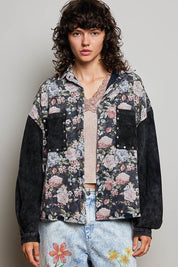 Wayward Mixed Print Shacket