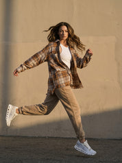 Weston Frayed Edge Plaid Shacket