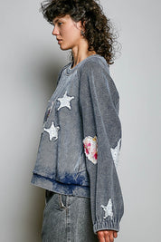 Wishmaker Oversized Patchwork Pullover