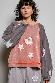 Wishmaker Oversized Patchwork Pullover