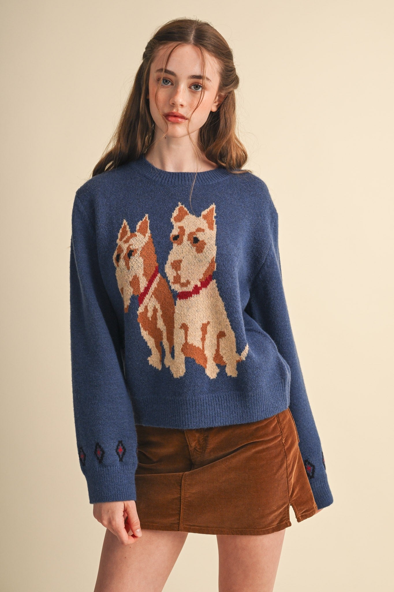 Aberdeen Terrier Motif Sweater - Westly