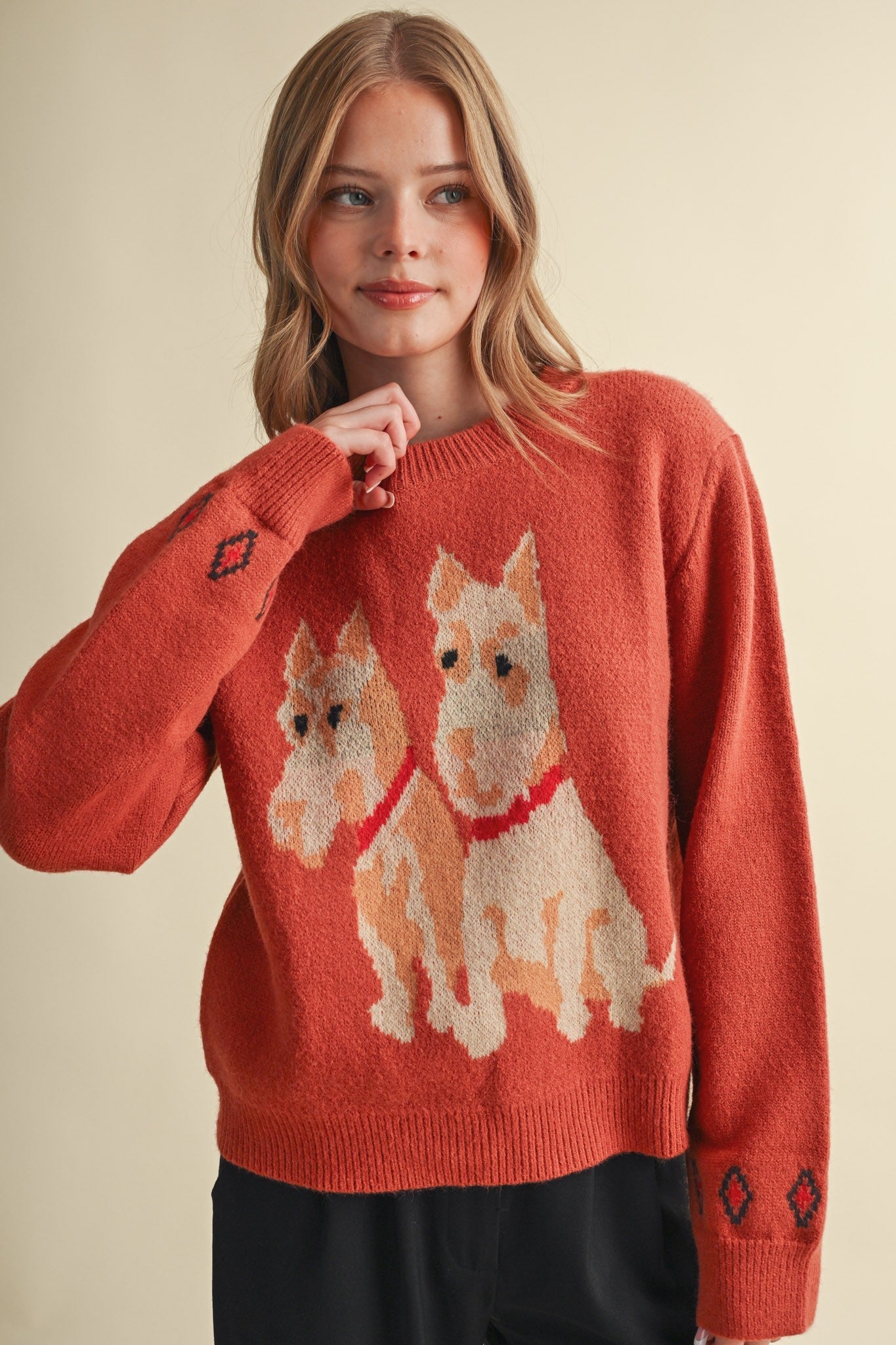Aberdeen Terrier Motif Sweater - Westly