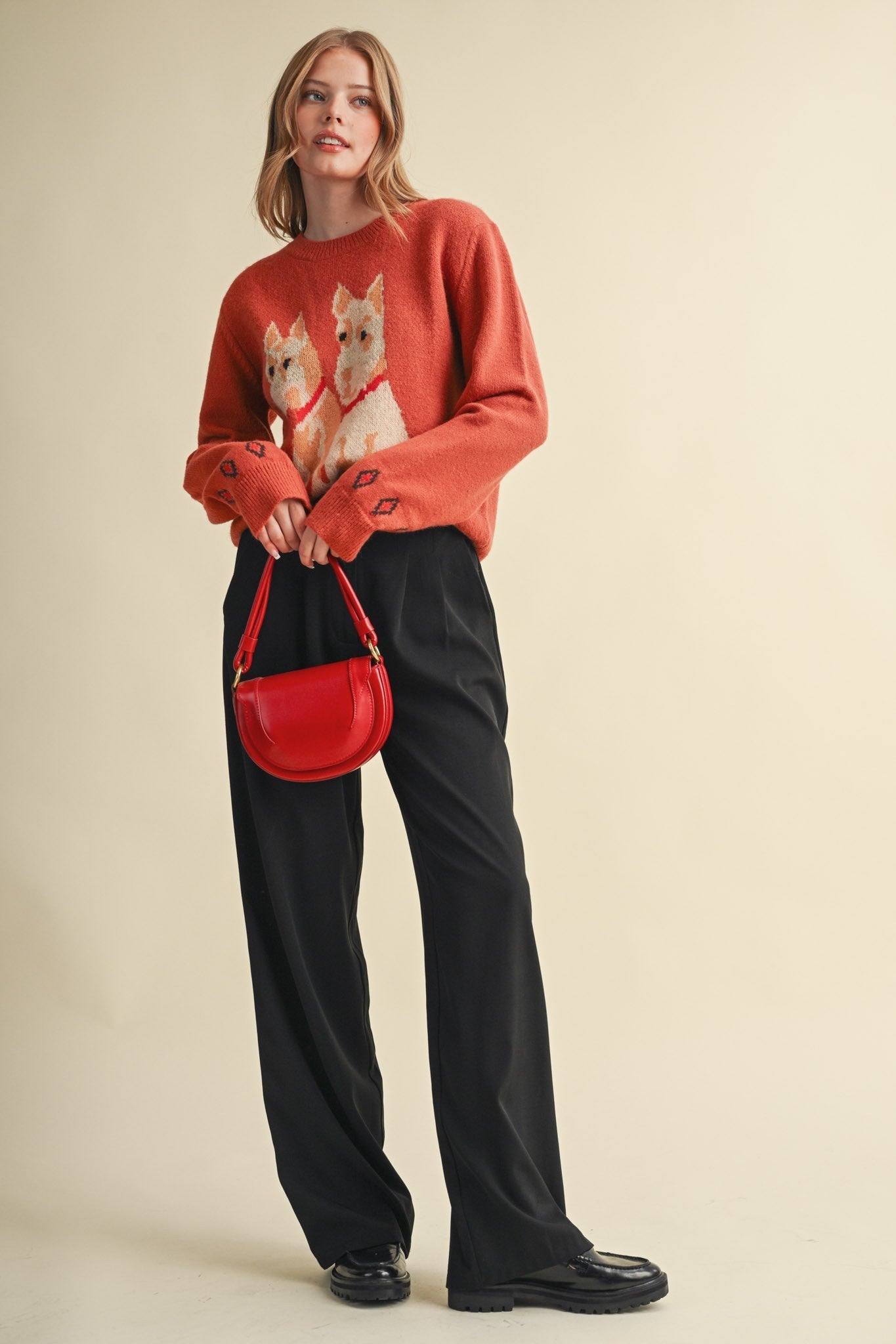 Aberdeen Terrier Motif Sweater - Westly