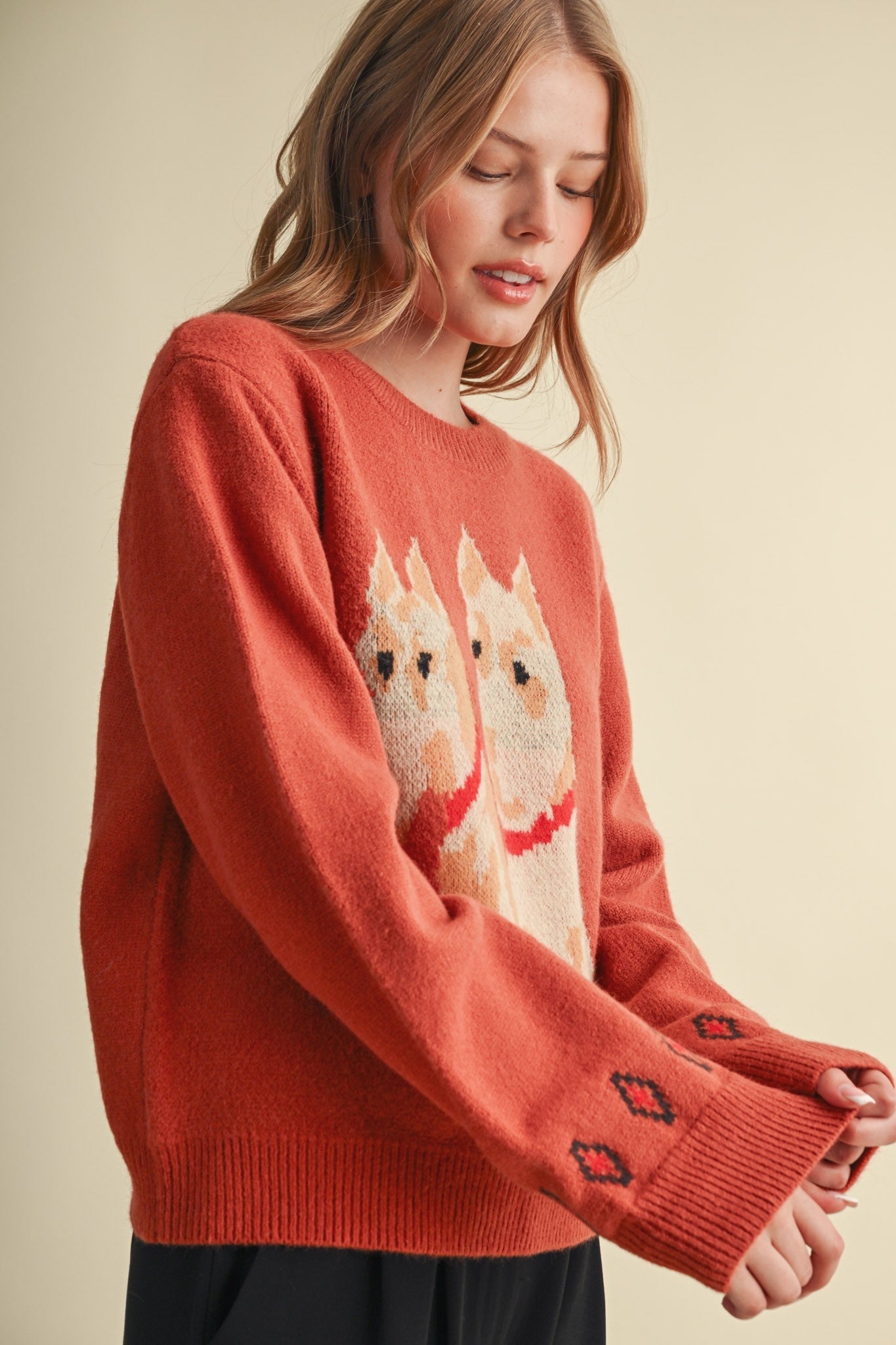 Aberdeen Terrier Motif Sweater - Westly