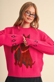 Aberdeen Terrier Motif Sweater - Westly