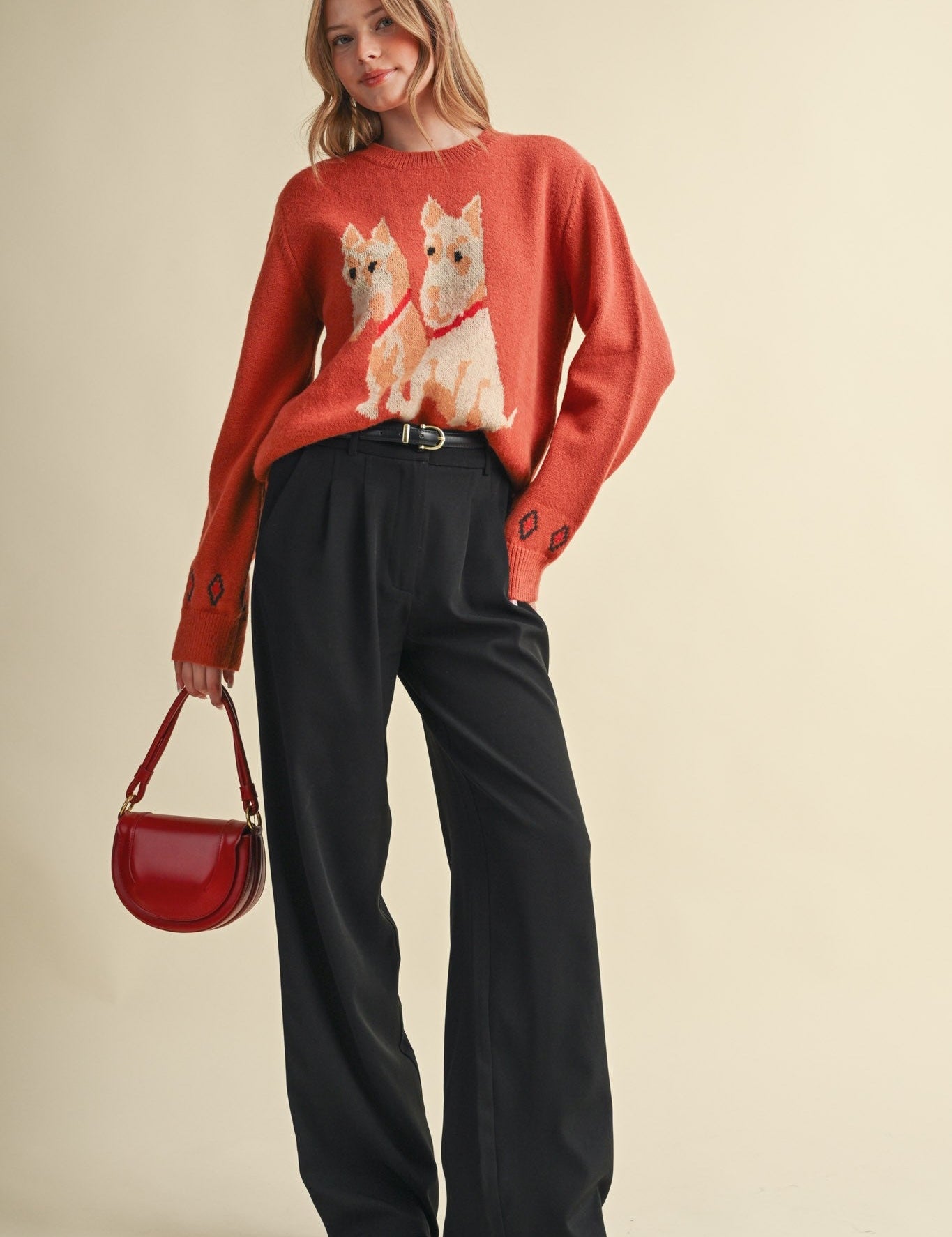Aberdeen Terrier Motif Sweater - Westly