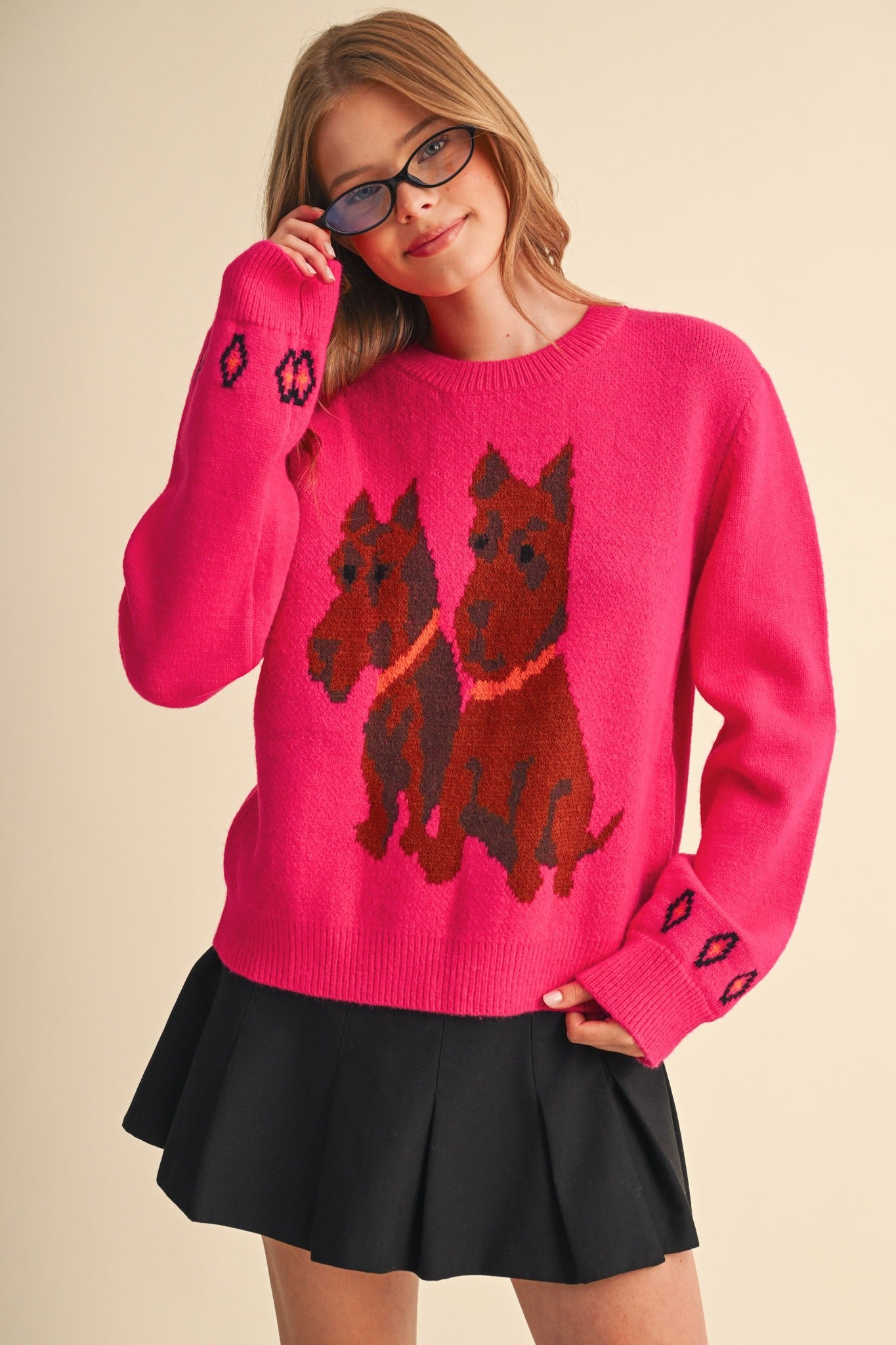 Aberdeen Terrier Motif Sweater - Westly