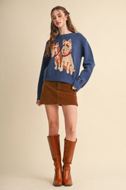Aberdeen Terrier Motif Sweater - Westly