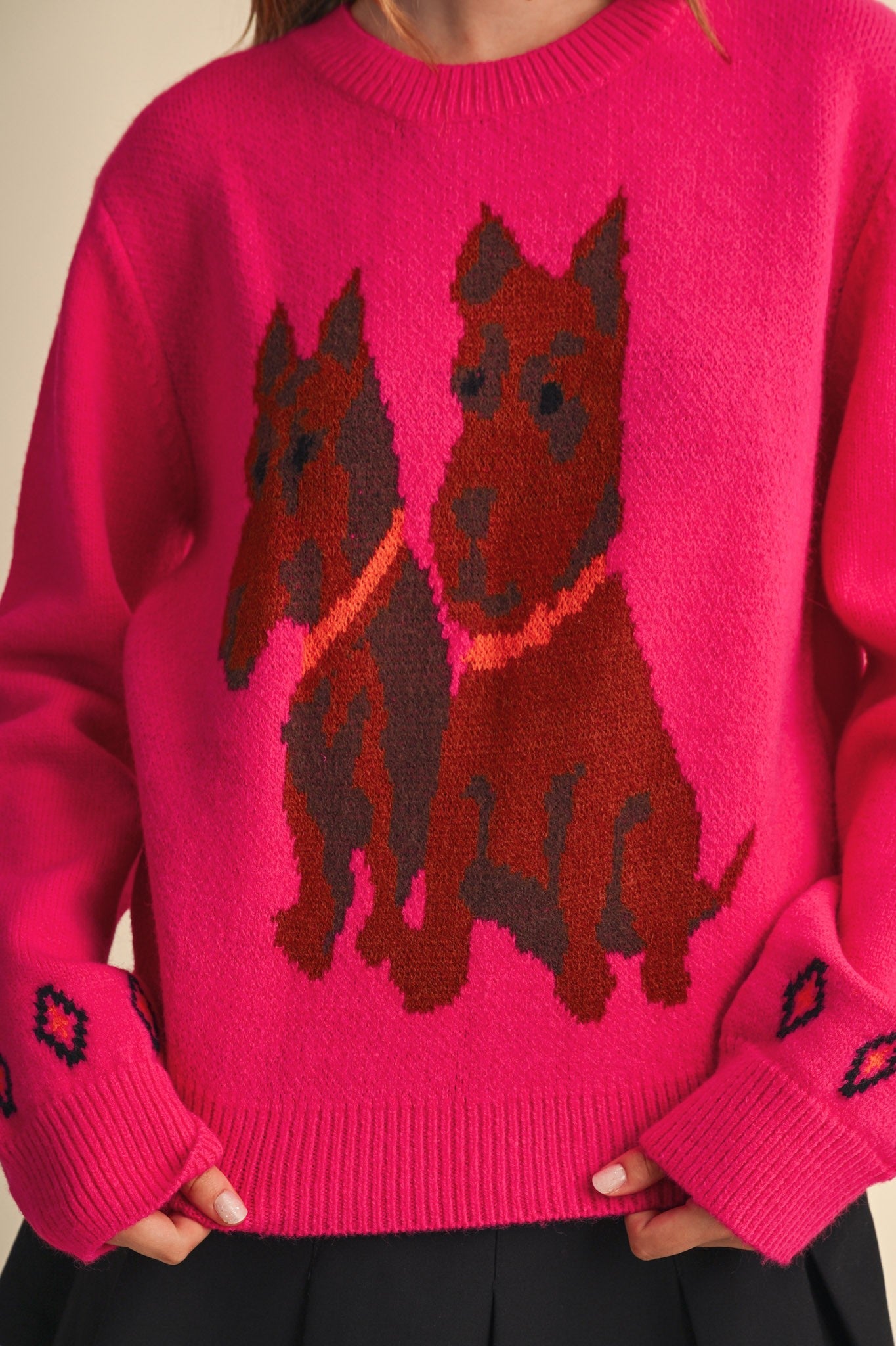 Aberdeen Terrier Motif Sweater - Westly