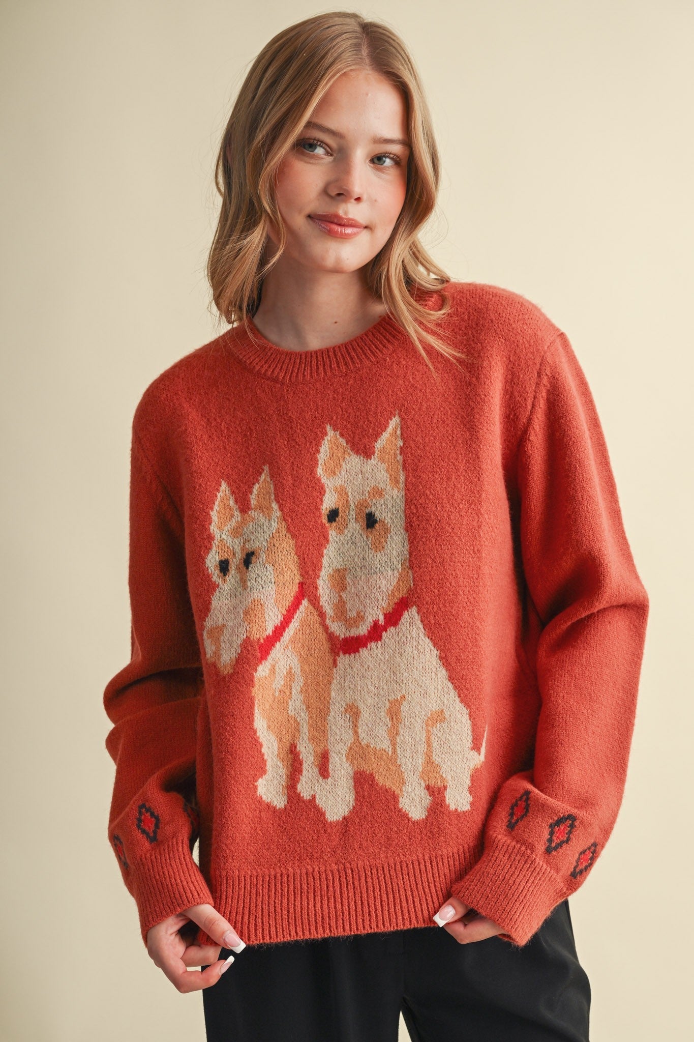 Aberdeen Terrier Motif Sweater - Westly