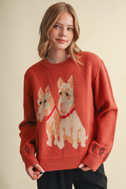 Aberdeen Terrier Motif Sweater - Westly