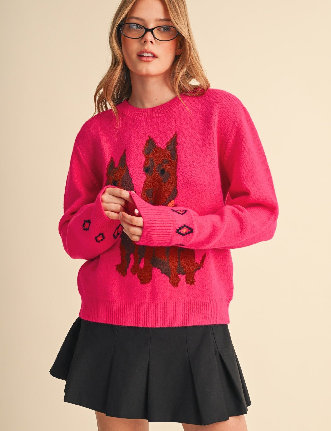 Aberdeen Terrier Motif Sweater - Westly