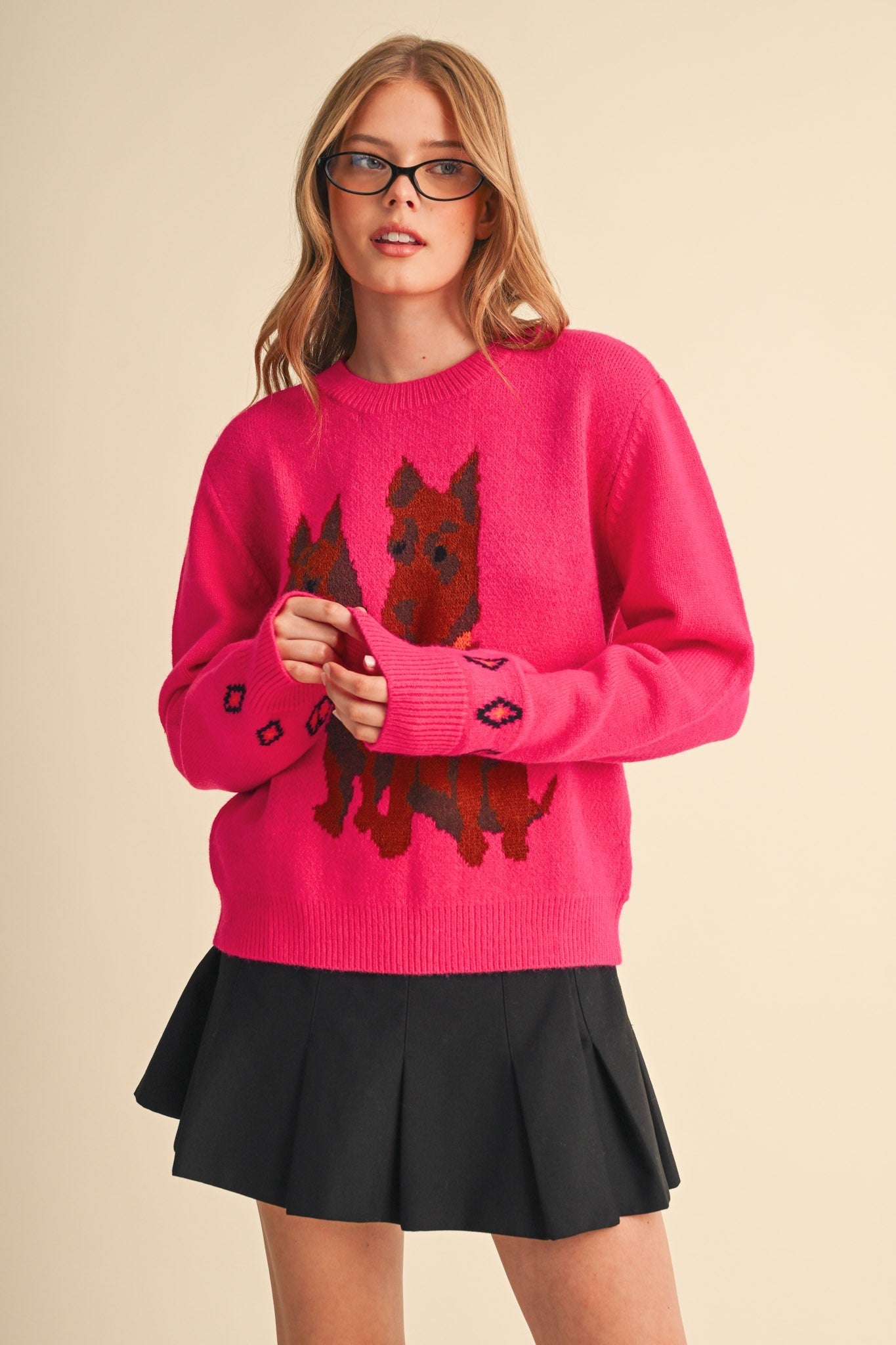 Aberdeen Terrier Motif Sweater - Westly