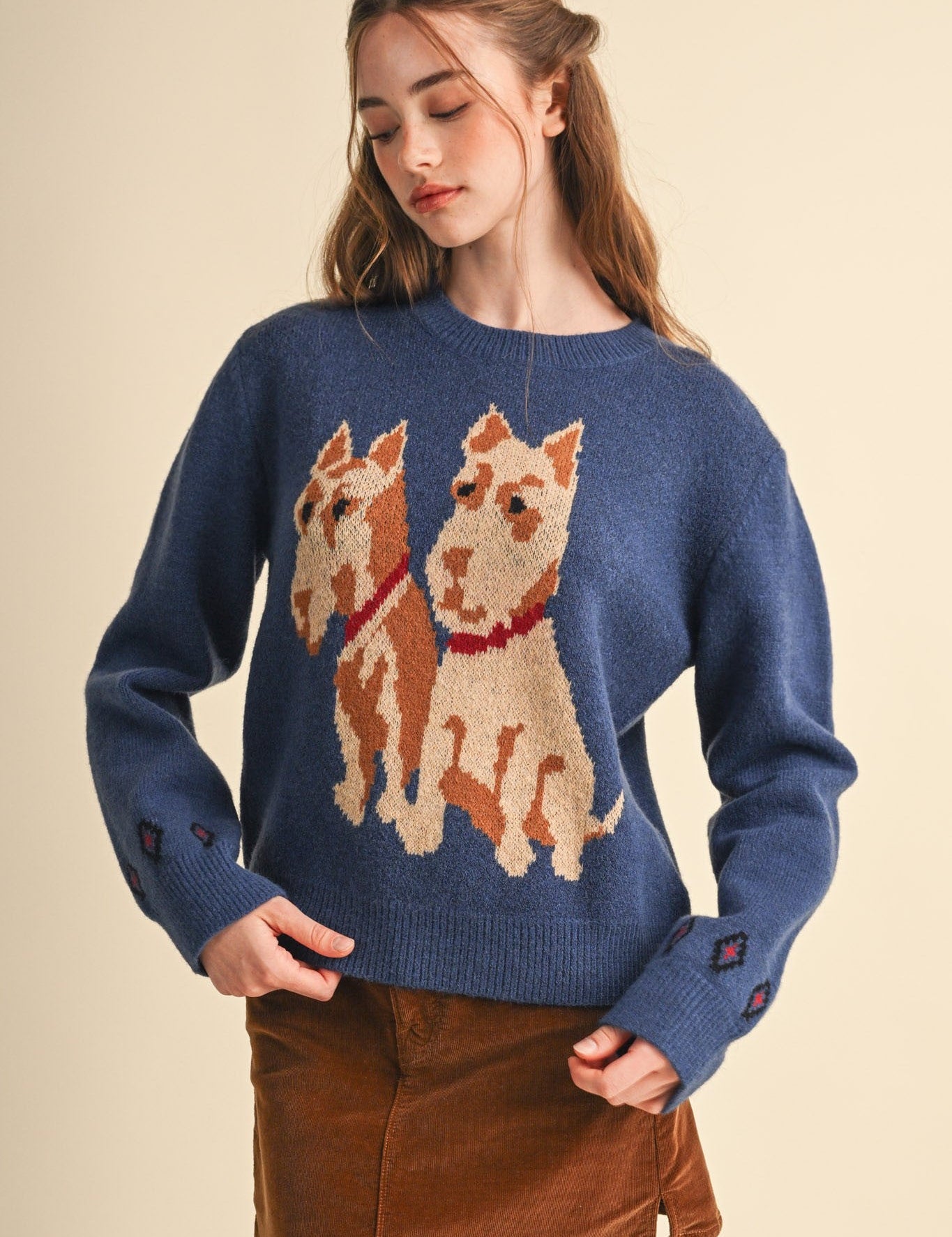 Aberdeen Terrier Motif Sweater - Westly