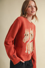 Aberdeen Terrier Motif Sweater - Westly