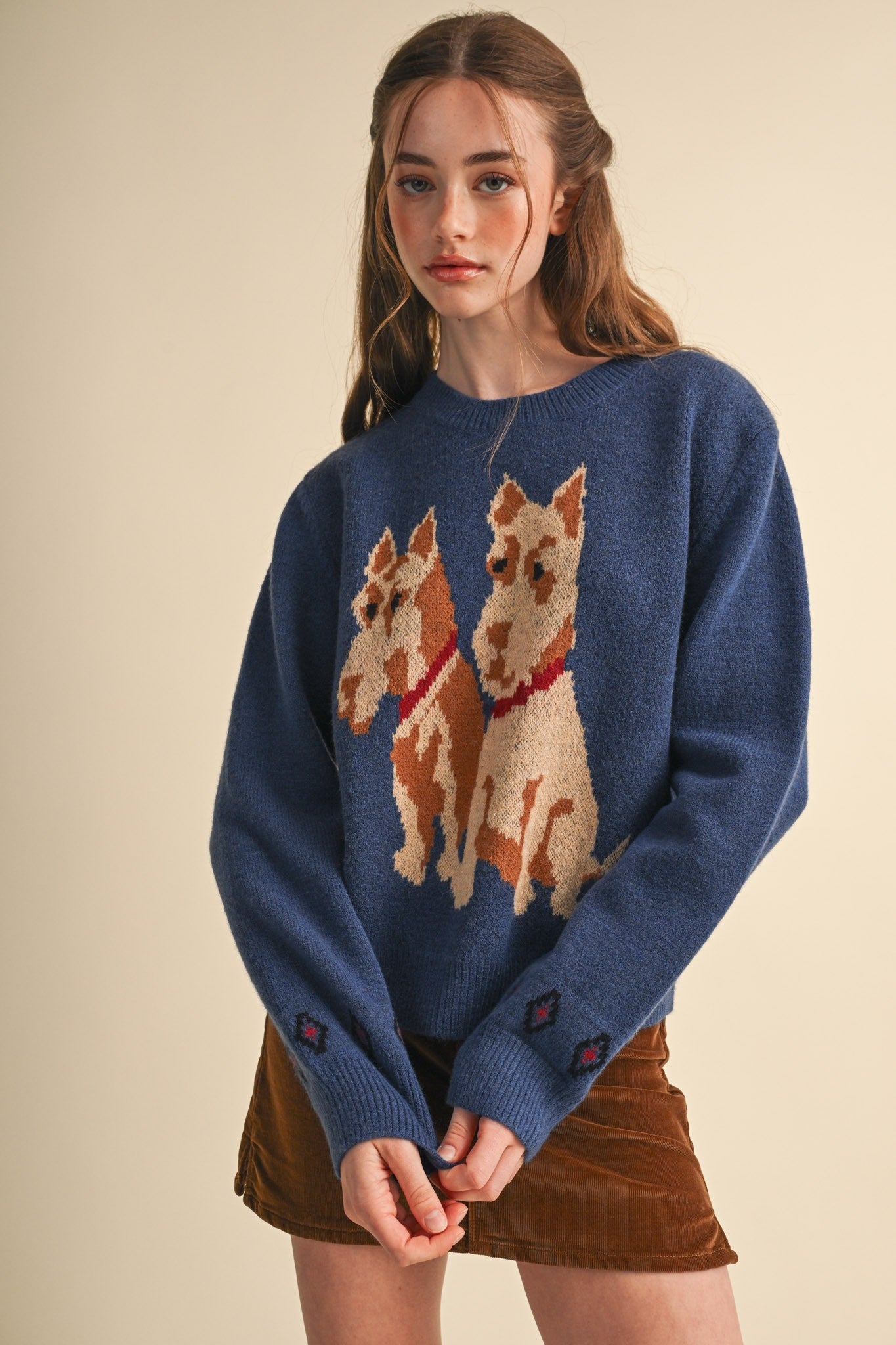 Aberdeen Terrier Motif Sweater - Westly