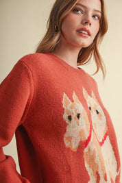 Aberdeen Terrier Motif Sweater - Westly