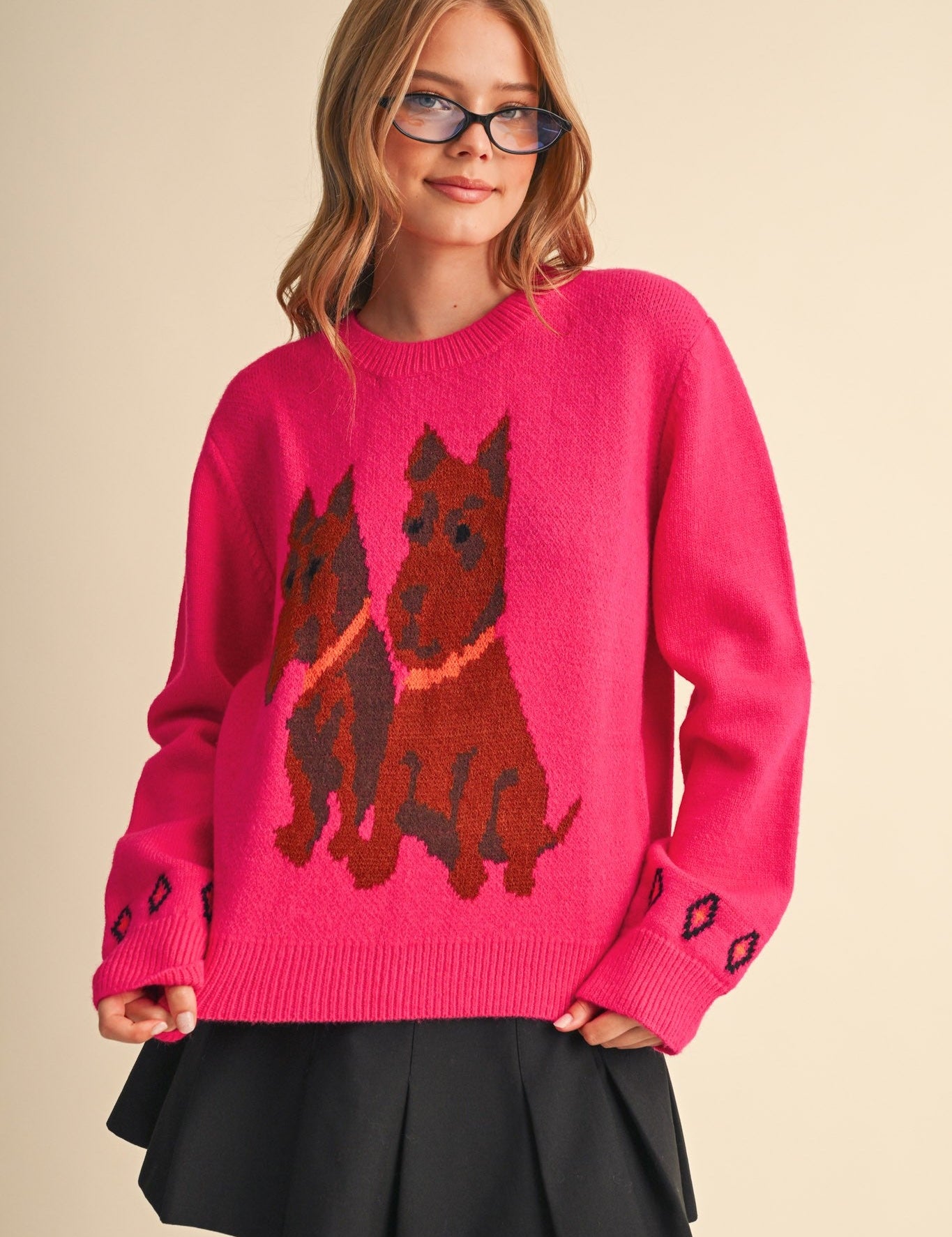 Aberdeen Terrier Motif Sweater - Westly