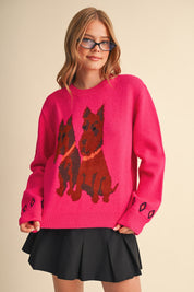 Aberdeen Terrier Motif Sweater - Westly