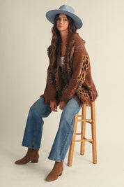 Abilene Distressed Patchwork Cardigan - Westly