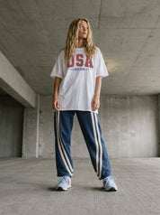 Ace Stripe Barrel Pocket Pants - Westly