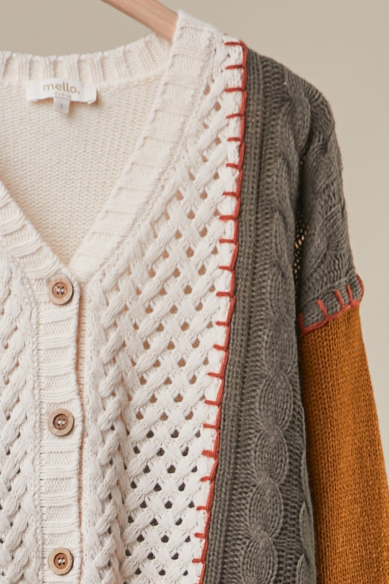 Adobe Color Blocked Knit Sweater - Westly