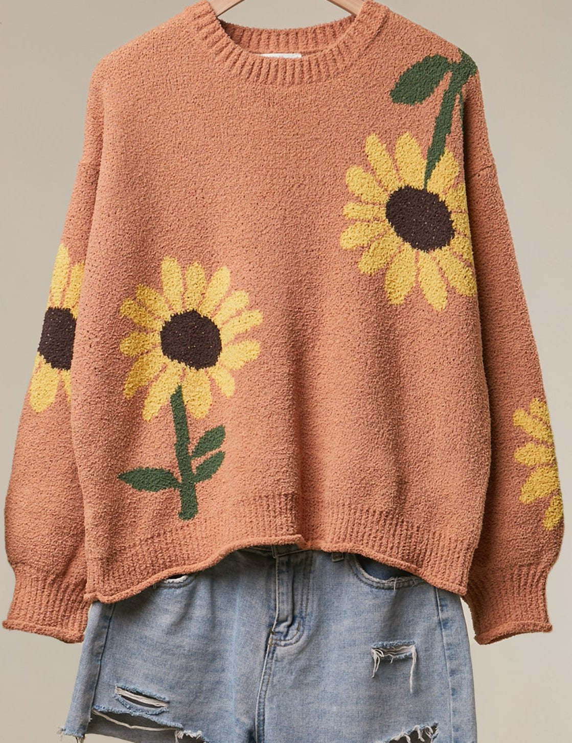 Afternoon Sun Floral Knit Sweater - Westly