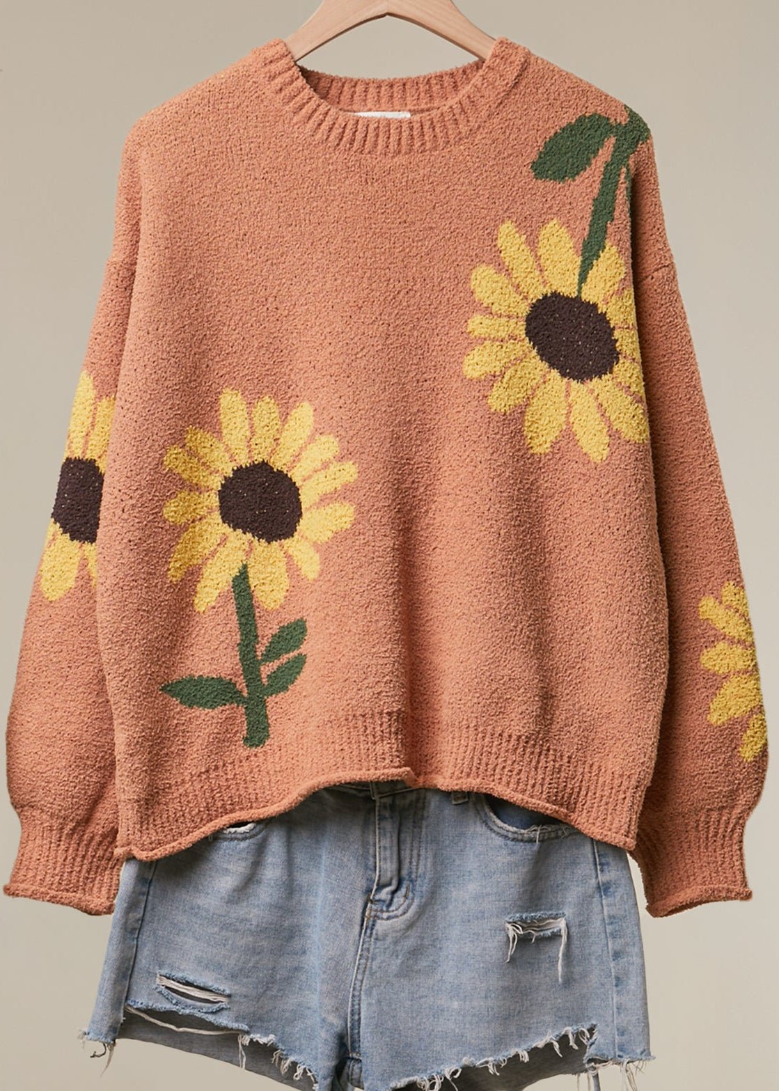 Afternoon Sun Floral Knit Sweater - Westly