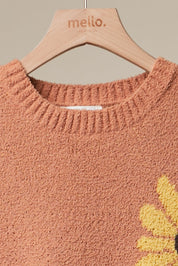 Afternoon Sun Floral Knit Sweater - Westly