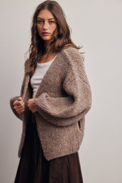 Alderhall Soft Knit Cardigan in Mocha, photo 5