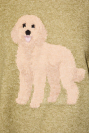 Alfie Goldendoodle Knit Sweater - Westly