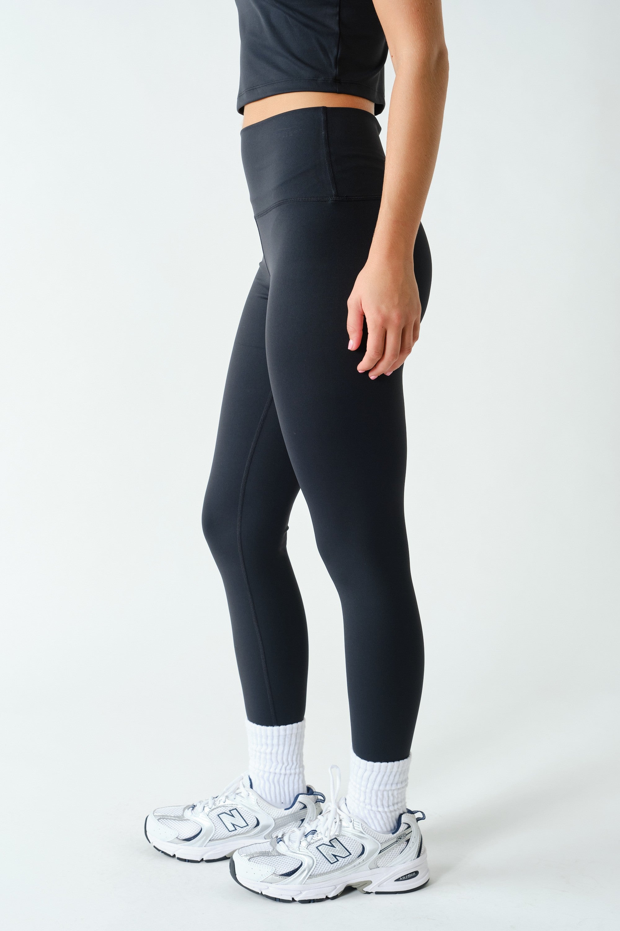 Alignment High Waist Stretch Leggings in Black, photo 2