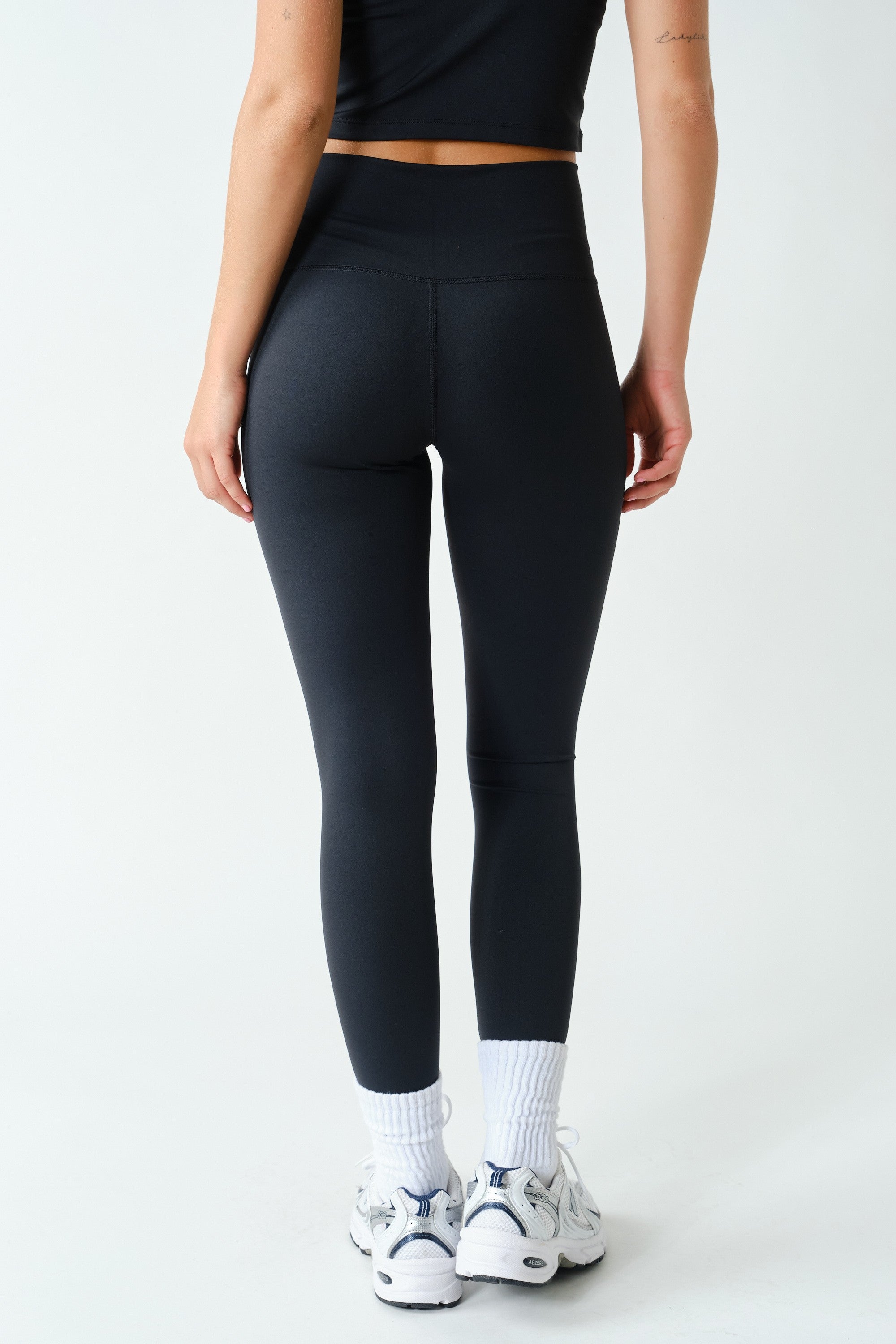 Alignment High Waist Stretch Leggings in Black, photo 3