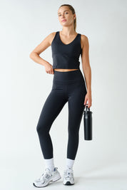 Alignment High Waist Stretch Leggings in Black, photo 4