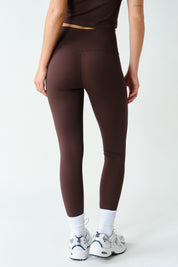 Alignment High Waist Stretch Leggings in Coffee Bean, photo 3