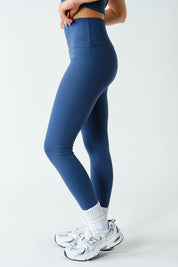 Alignment High Waist Stretch Leggings in Ocean, photo 2