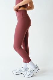 Alignment High Waist Stretch Leggings in Rosewood, photo 2
