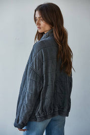 Alina Quilted Washed Jacket - Westly
